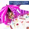 Pink Mexican Piñata (32 Inch Large Star) – Handmade Foldable Fiesta Piñata with Foil Streamers – Authentic Mexican Party Decoration for Birthday, Baby Shower, Cinco de Mayo & Princess Theme Celebrations – Perfect for Mother's Day Card Making Displays